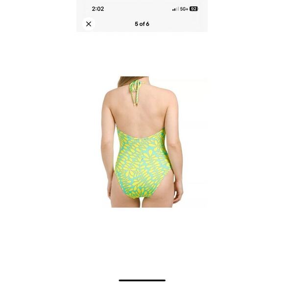 Trina Turk Spa & Swim Collection Trellis Floral Swimsuit Size 14 NWT - Picture 9 of 9